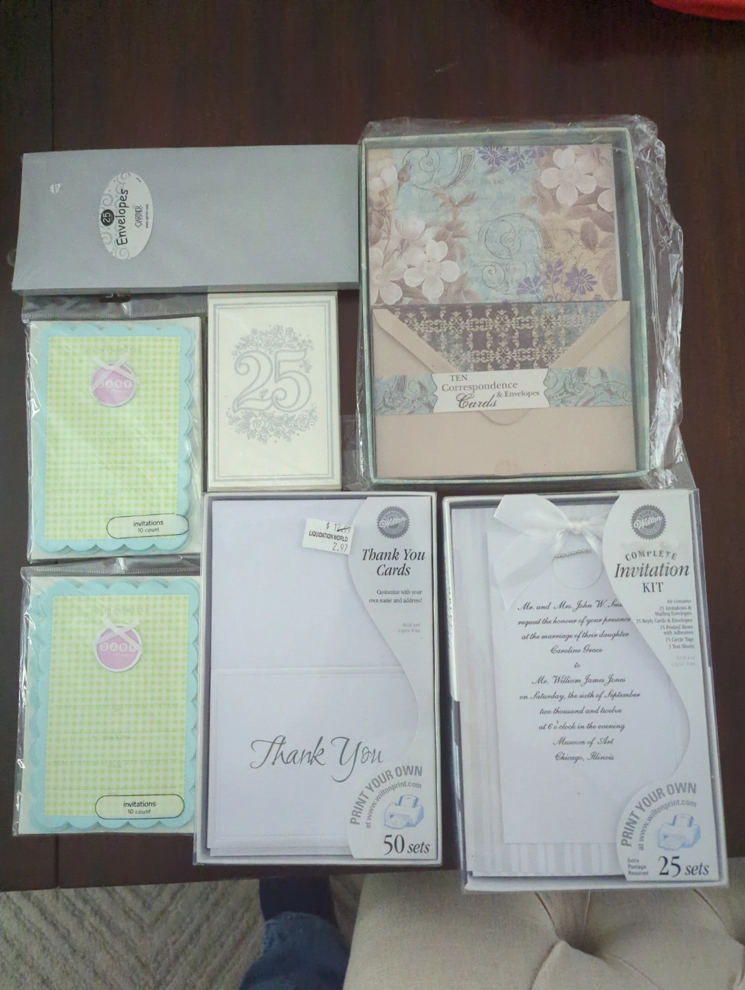 Wilton Complete Invitation Kit and Thank You Cards