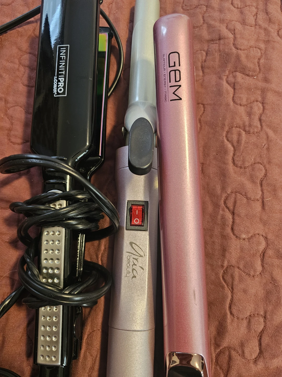 Hair straightener n curlers