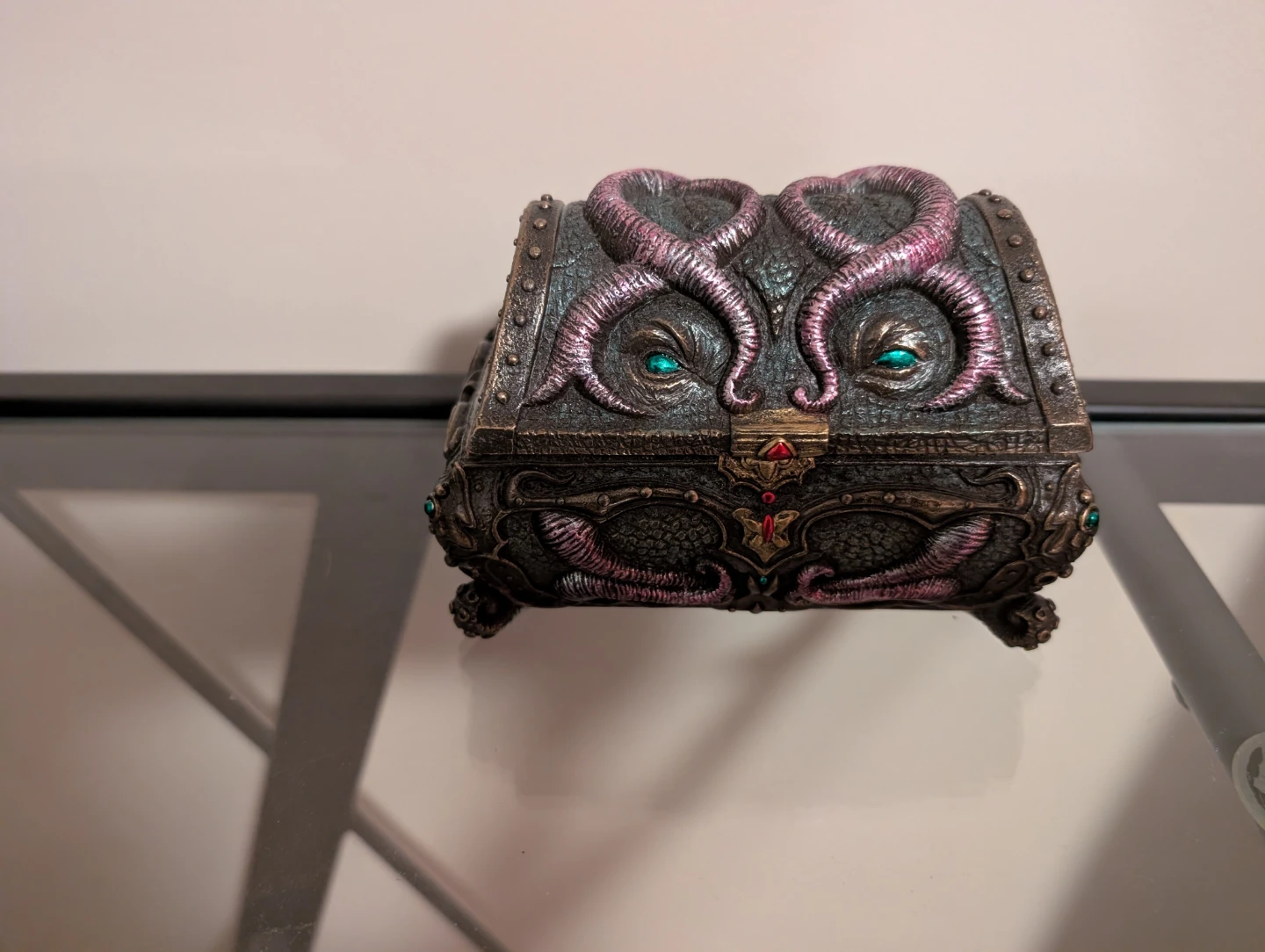 Ornate Mimic Themed Trinket Box