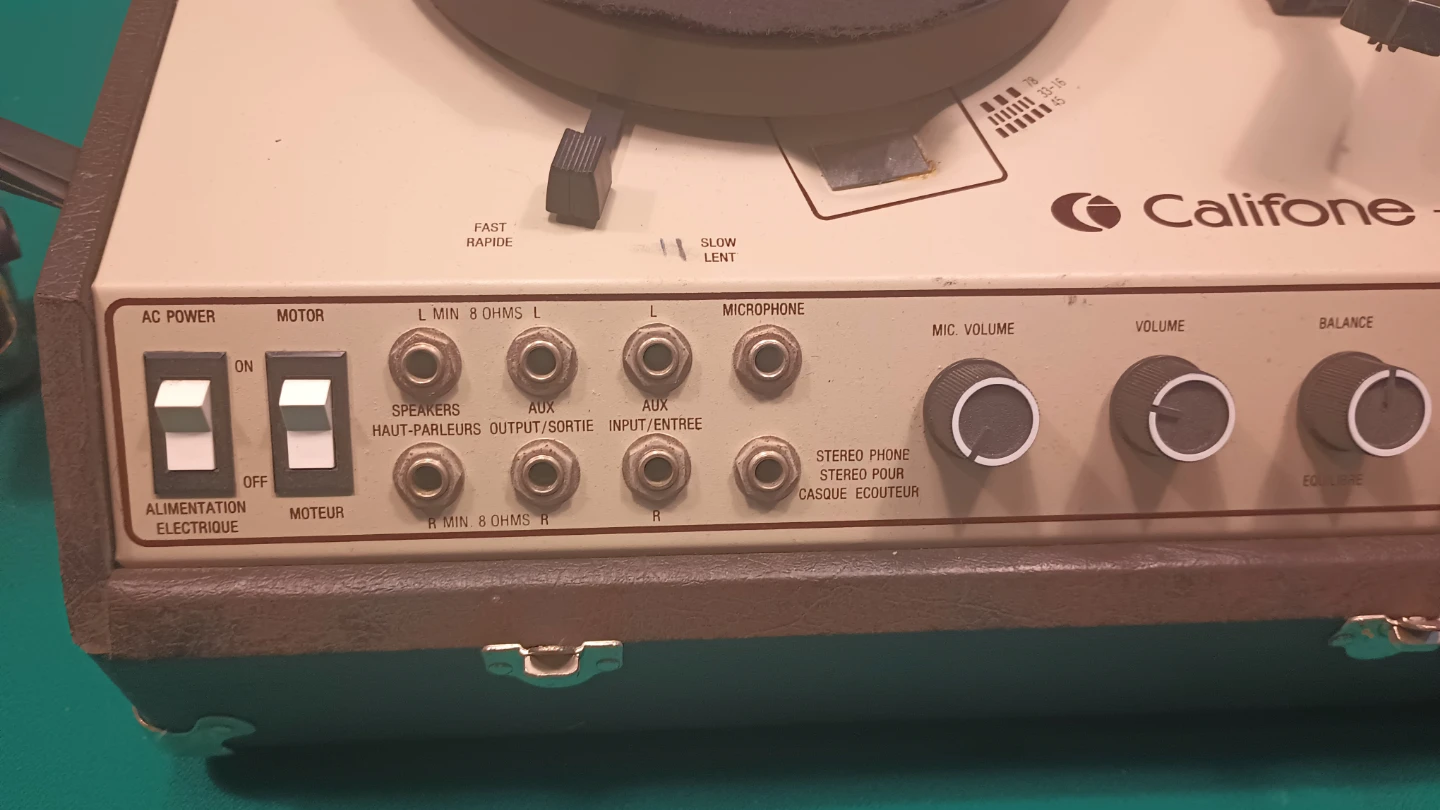 Califone 1155 K Record Player with Speakers - photo 5