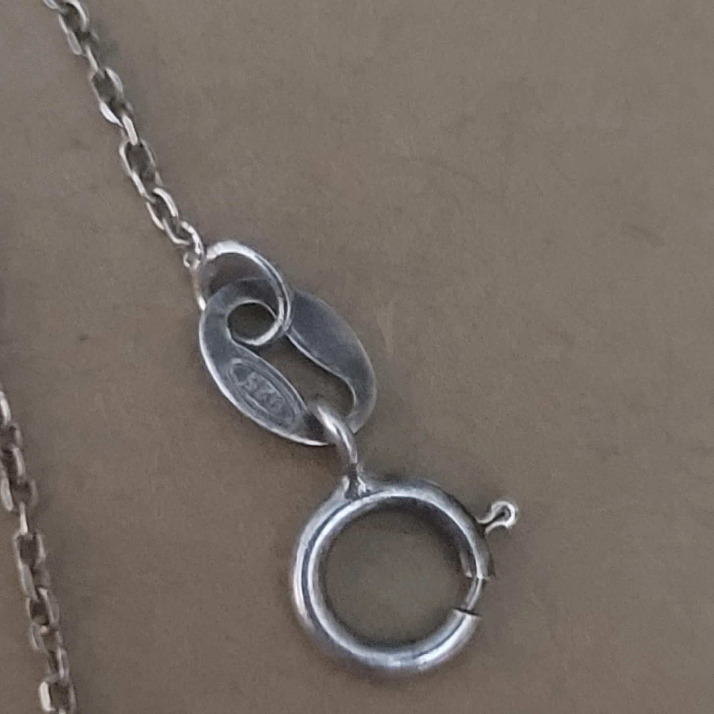 Sterling Silver Serotonin Molecule Necklace - photo 2