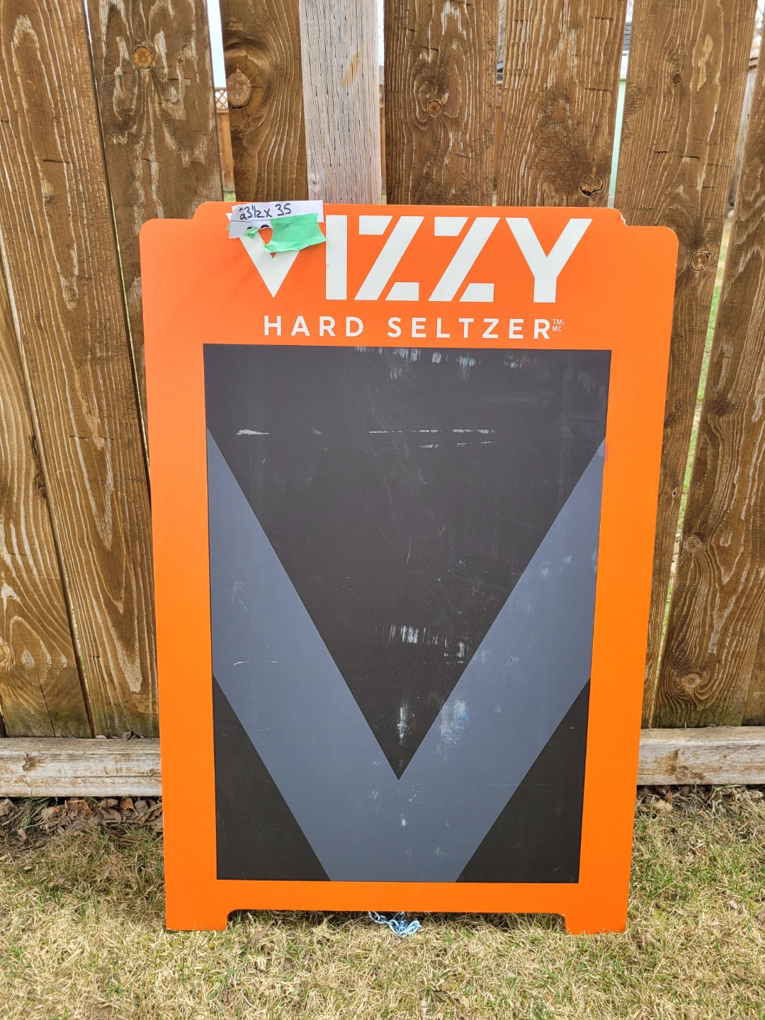 Vizzy Hard Seltzer A-Frame Sign