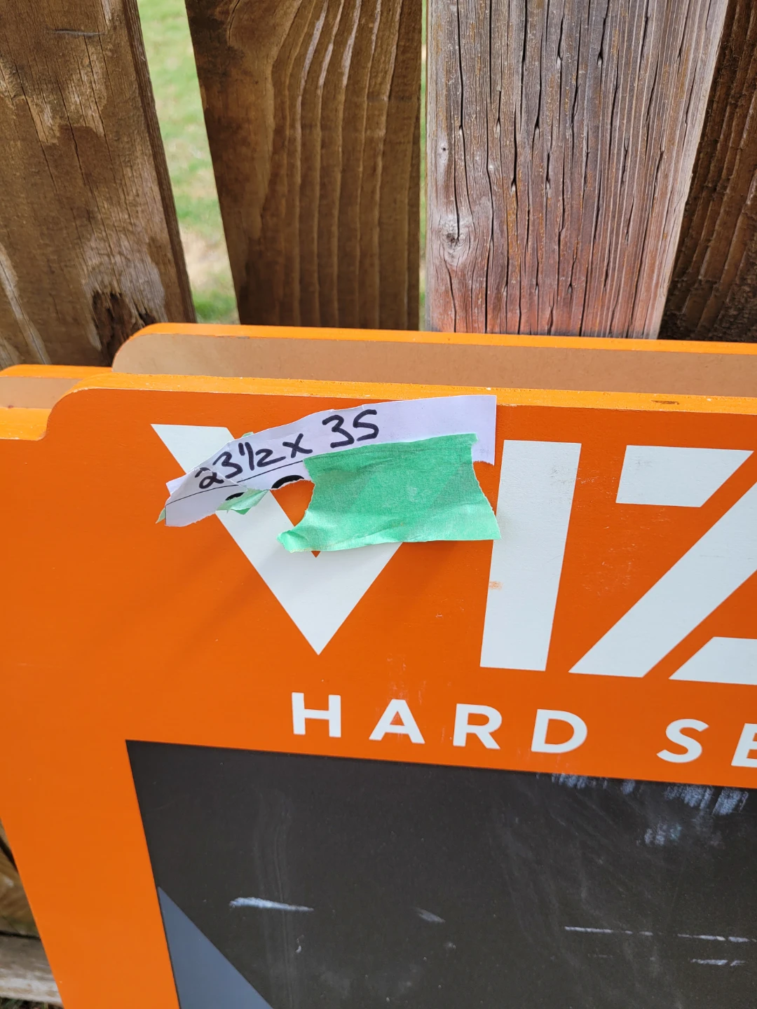 Vizzy Hard Seltzer A-Frame Sign - photo 2