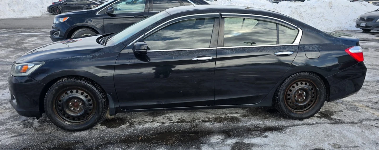 Black Honda Accord Sedan