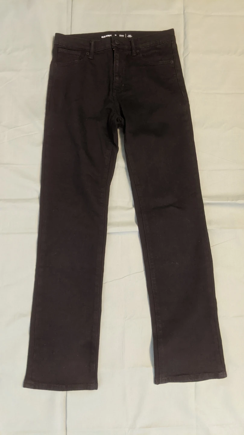 Black Old Navy Straight Jean Boys 16