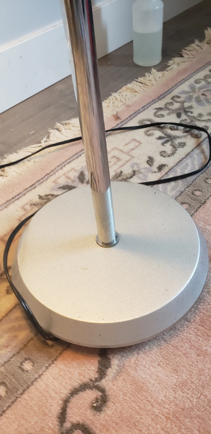 Silver Floor Lamp with 3 Adjustable Spotlights - photo 3