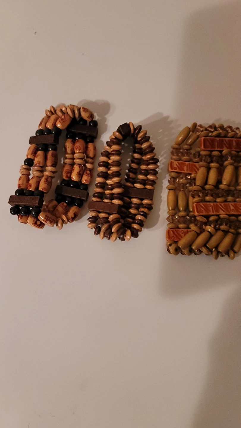 Wooden Bead Bracelets - (10) - photo 2