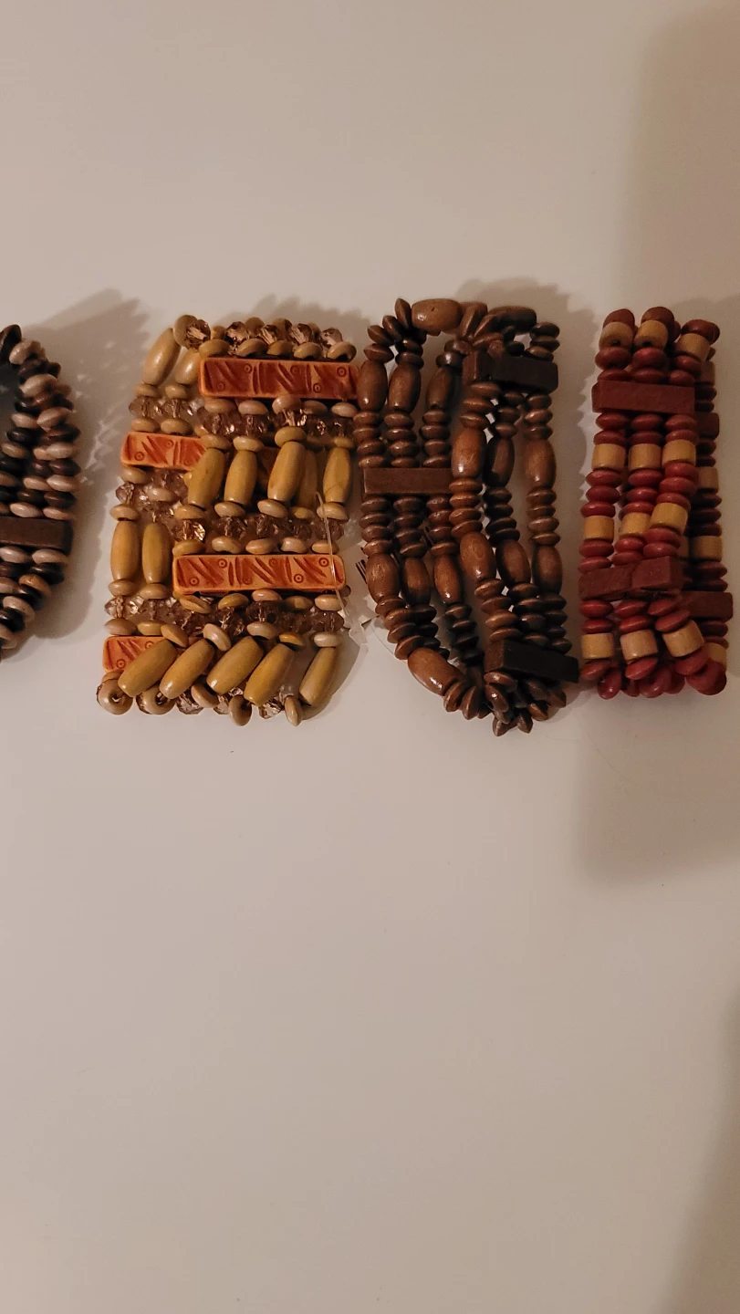Wooden Bead Bracelets - (10) - photo 3