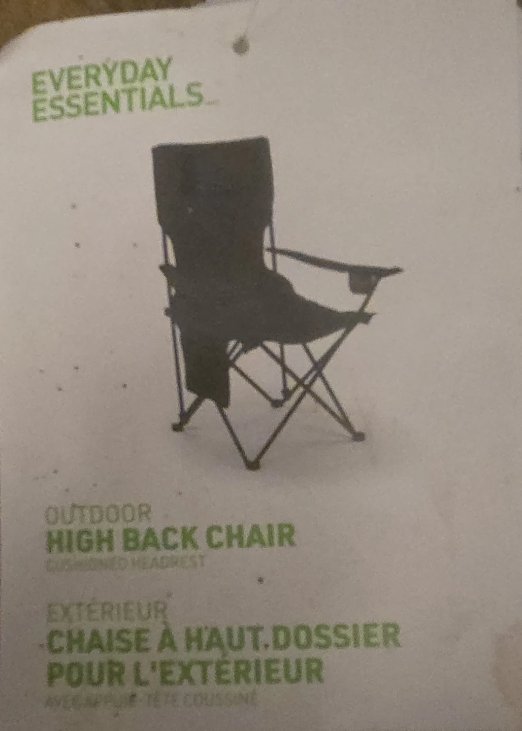 Lawn Chair.  BNWT. Carry bag.