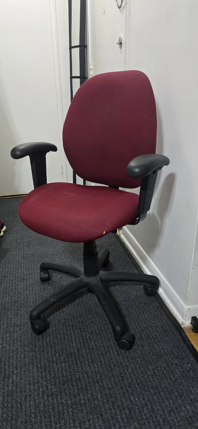 Office Chair - Burgundy
