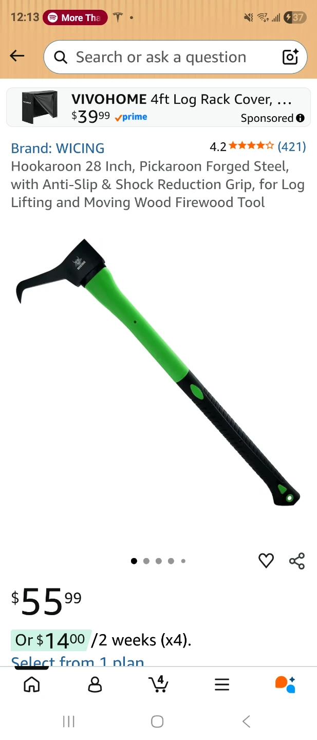 WICING 28 Inch Hookaroon Pickaroon Tool