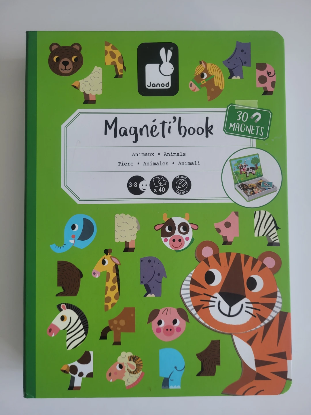 Janod Magnéti'book Animals