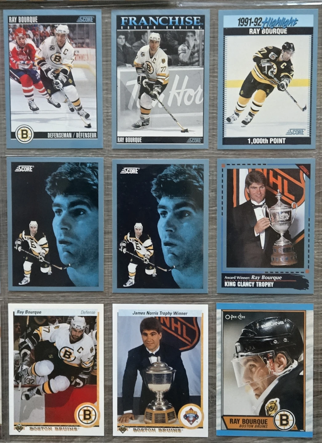 Ray Borque Card Collection-36 Nrmt-Mt Cards+Beckett - photo 5