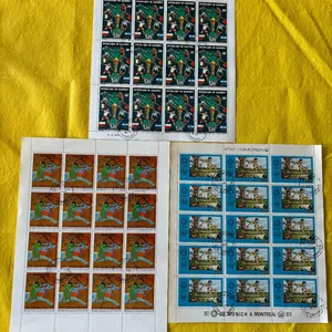 Stamp sheets set (3x) Sports (international)