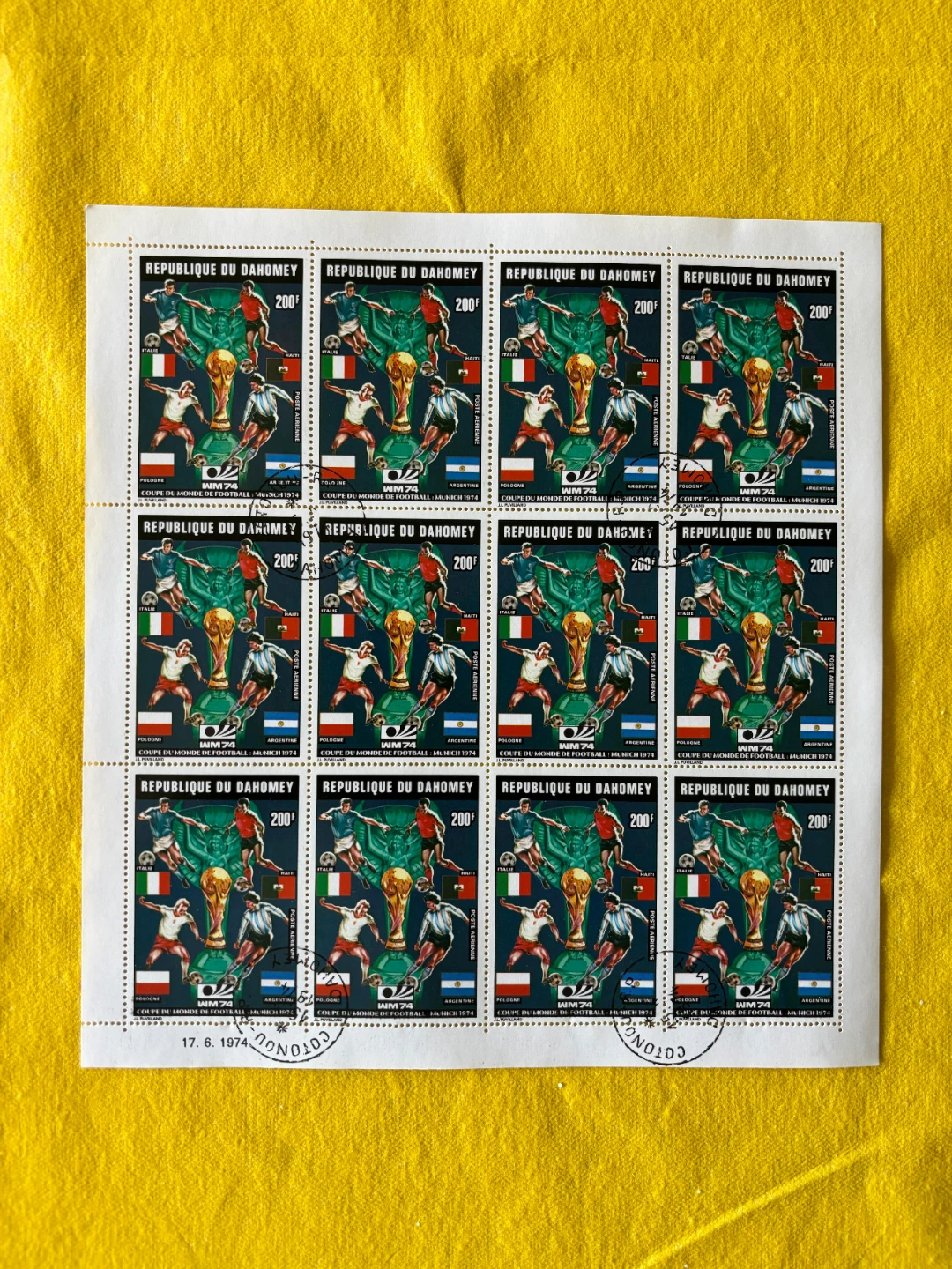 Stamp sheets set (3x) Sports (international) - photo 2