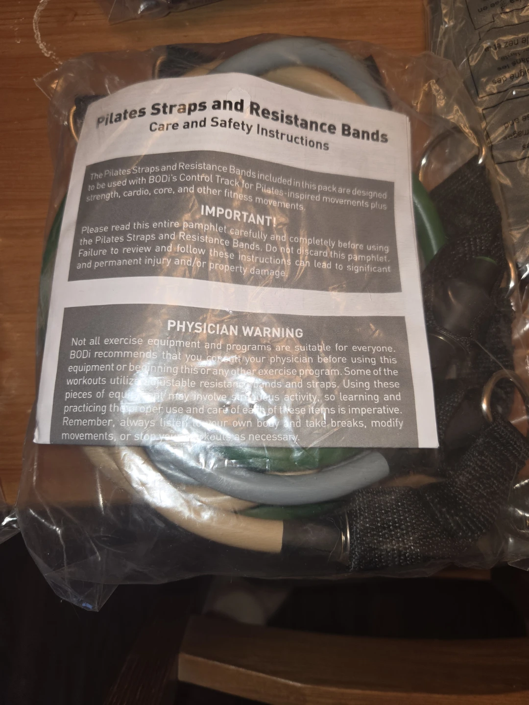 Pilates Straps and Resistance Bands Set