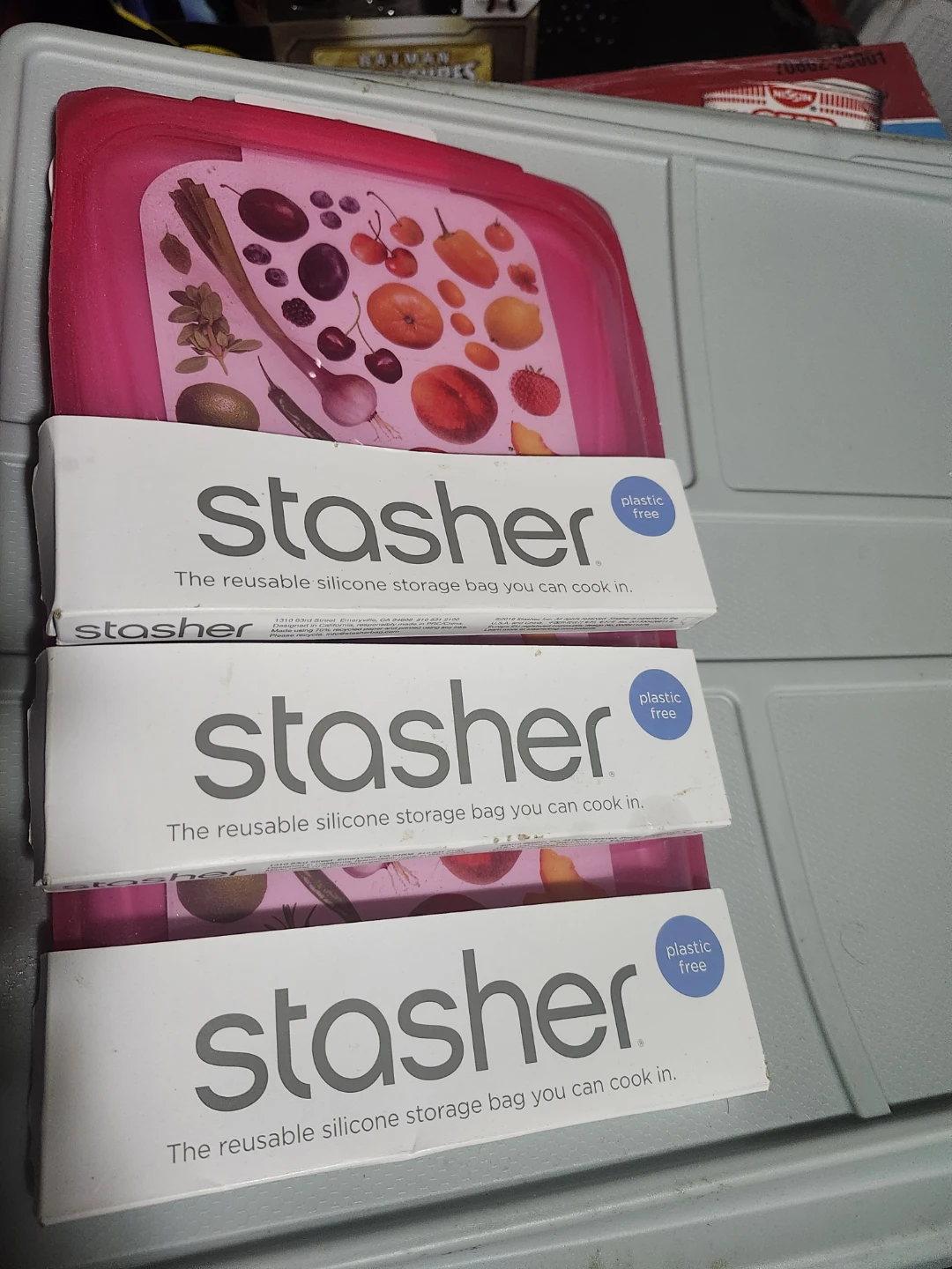 Stasher Reusable Silicone Storage Bags (3-Pack)