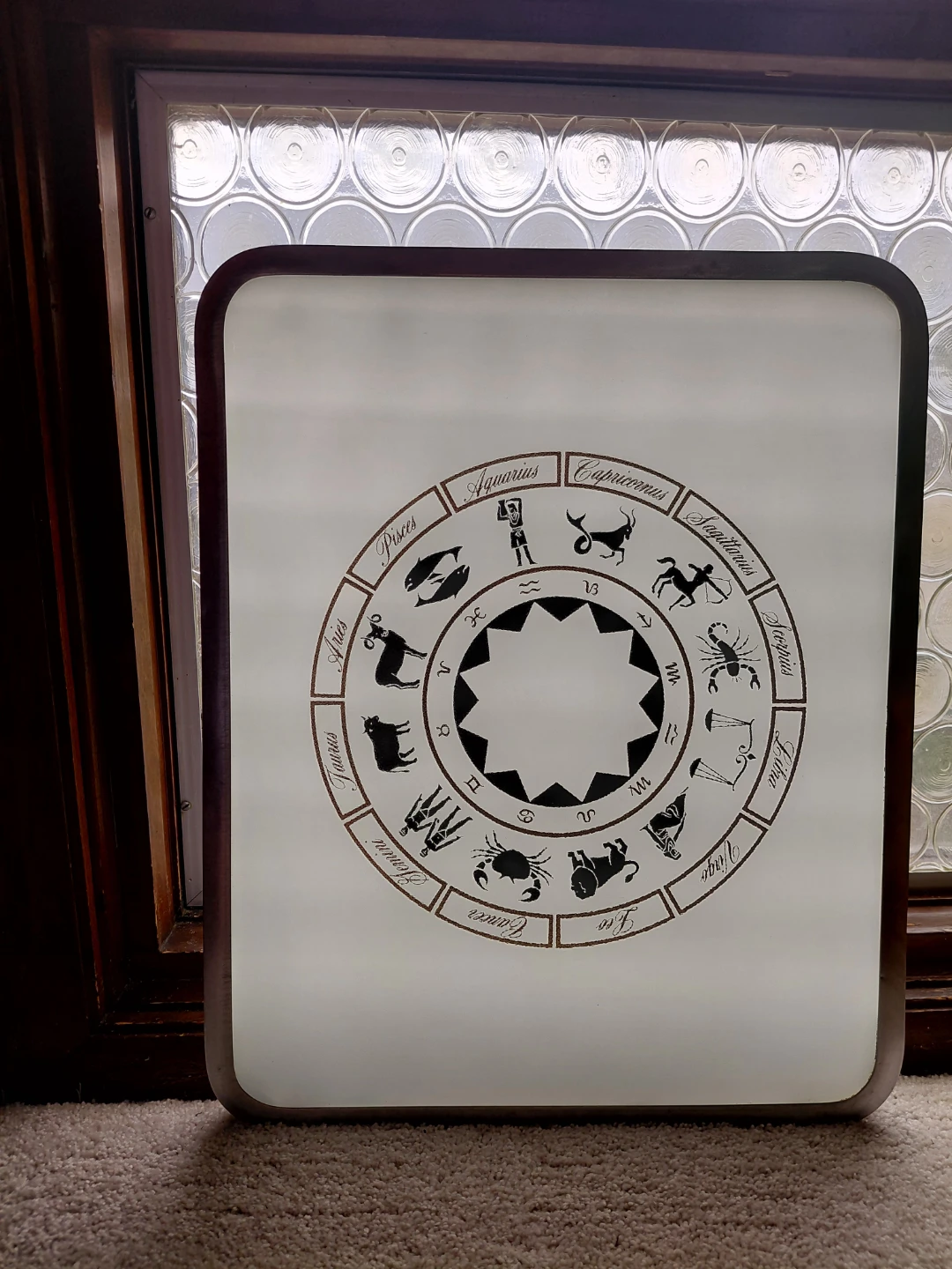 Vintage 70s glass cutting board - photo 4
