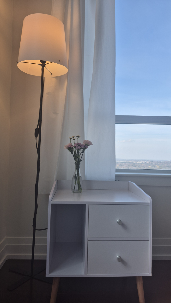 Floor Lamp with White Shade - photo 2