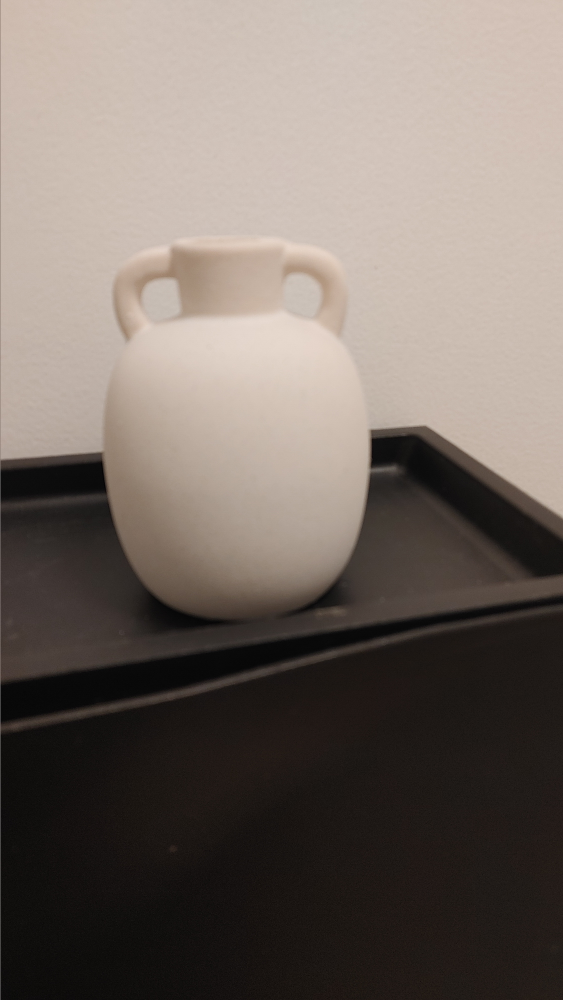 Small Ceramic Vase with Faux Greenery - photo 5