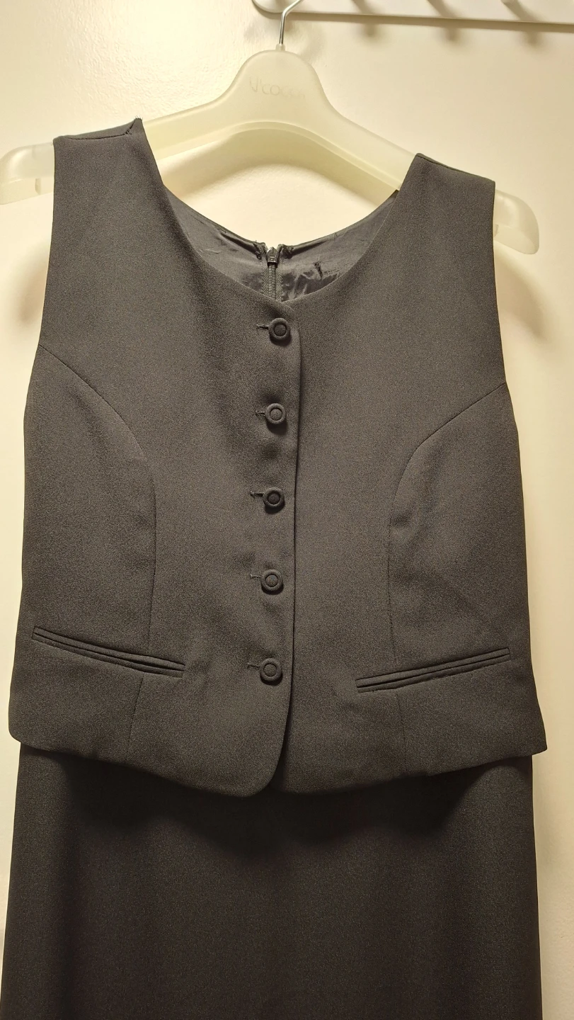 Black Vest Style Maxi Dress - photo 2