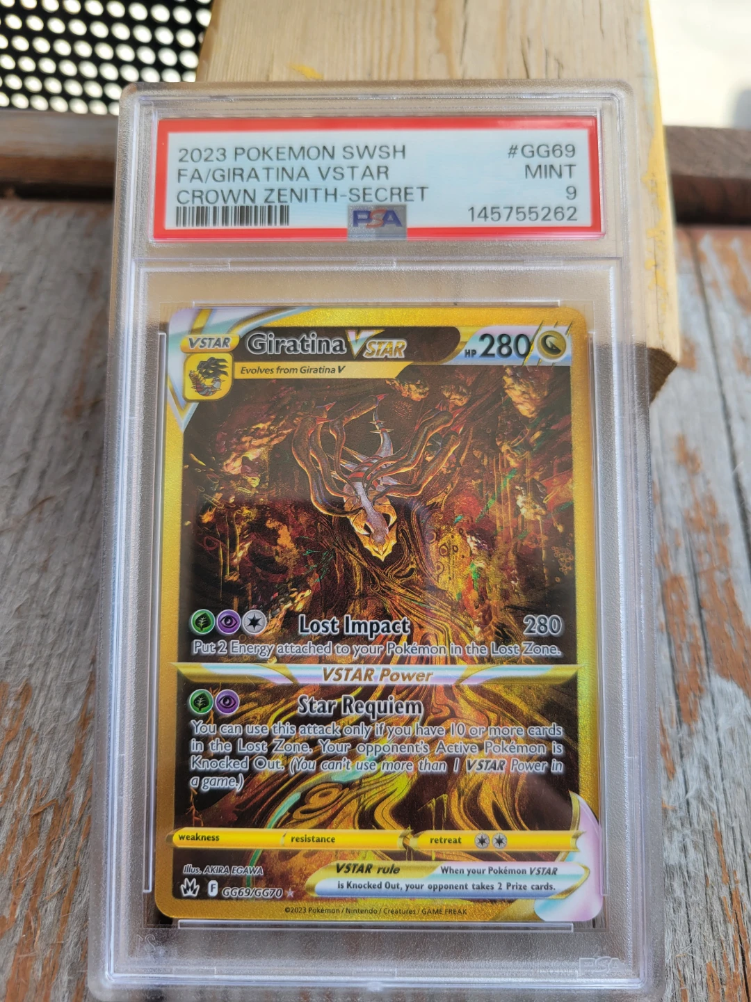 Psa 9 giratina vstar alt art