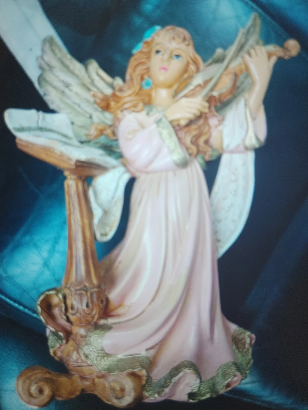 Angel Figurine Playing Violin