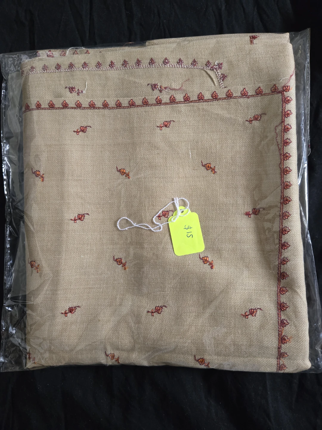 Wool shawl and scarf - photo 2