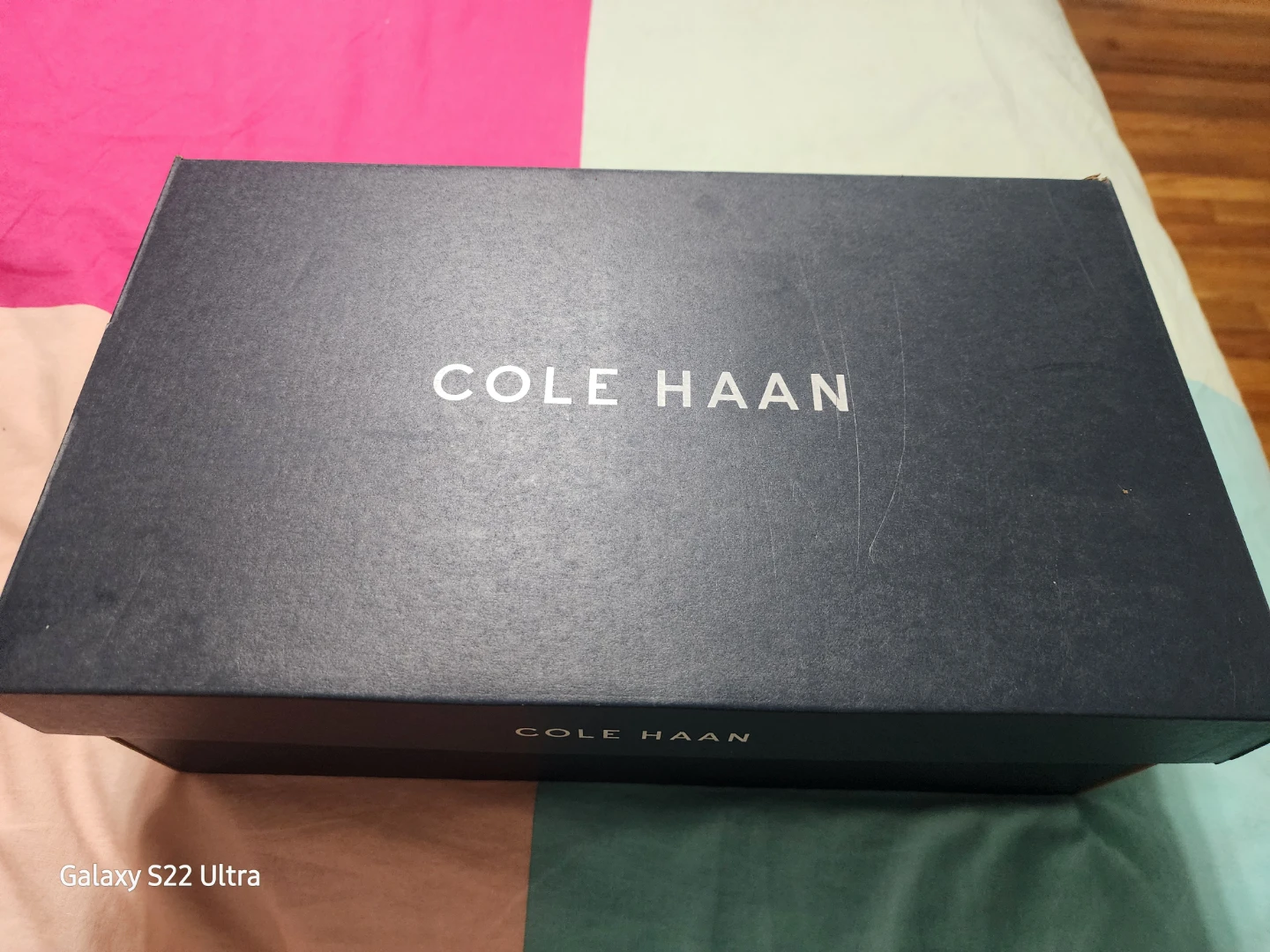 Cole Haan Hawthorne Plain Oxford Black Patent Dress Shoes