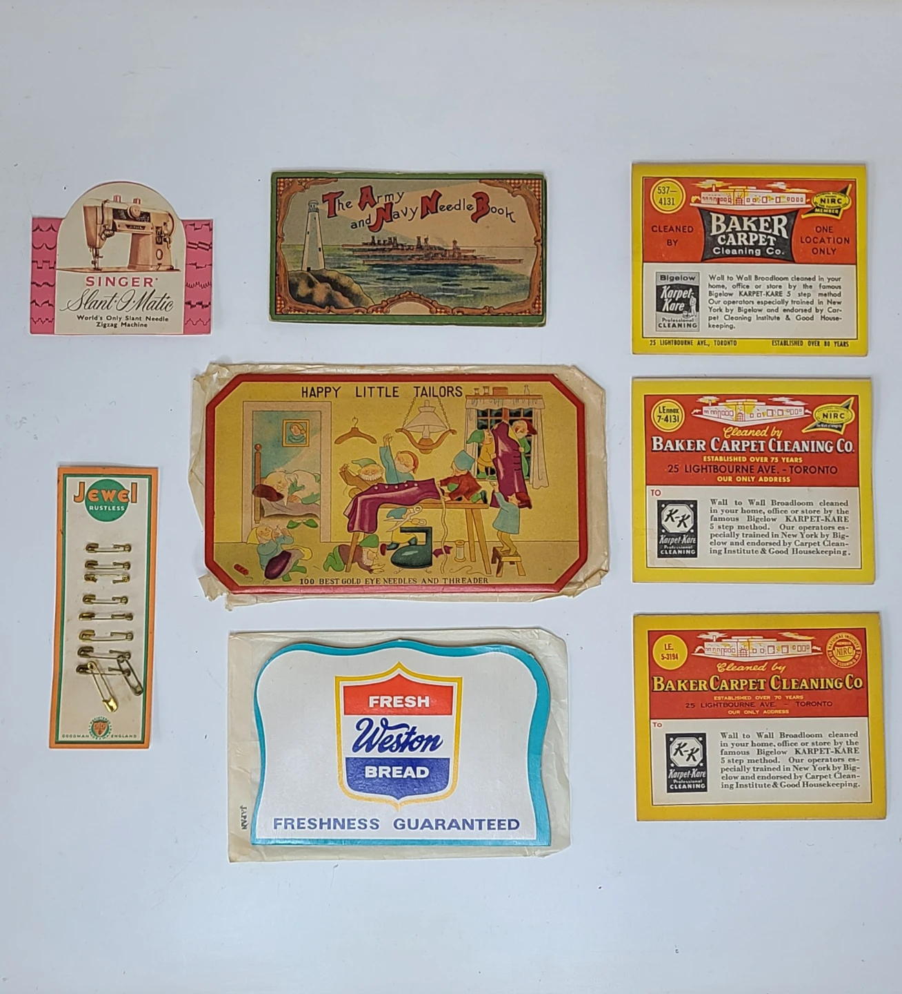 Antique Needle Book Collection / Sewing Antiques