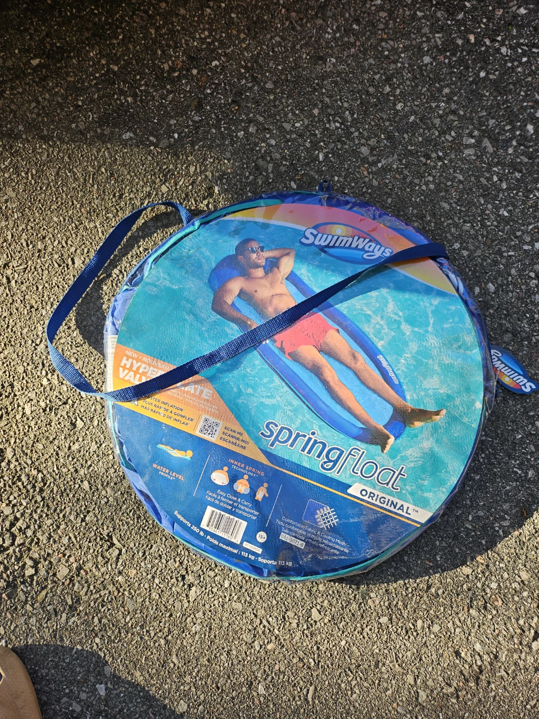 New SwimWays Spring Float Pool Lounger