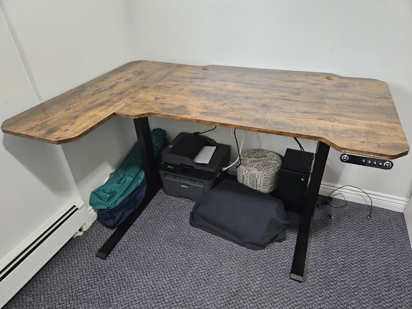 L-Shaped Standing Desk