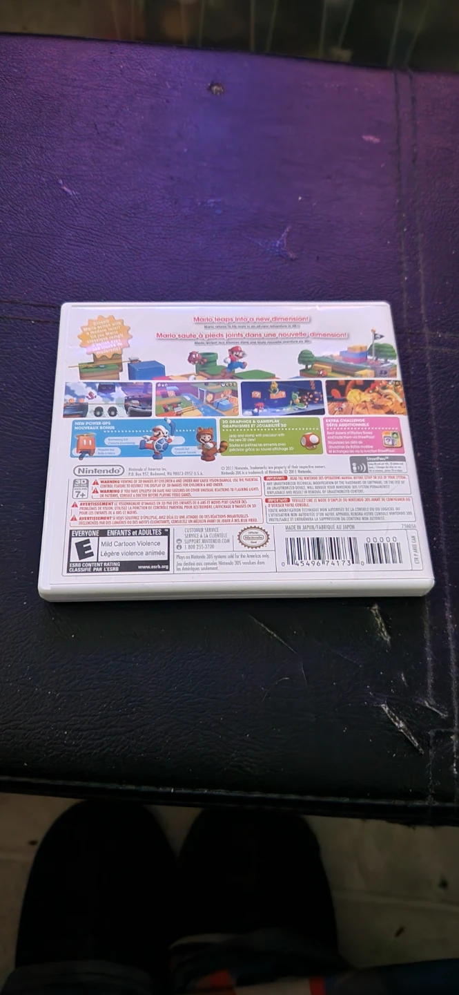 Super Mario 3D Land Case & Manual Only - photo 3