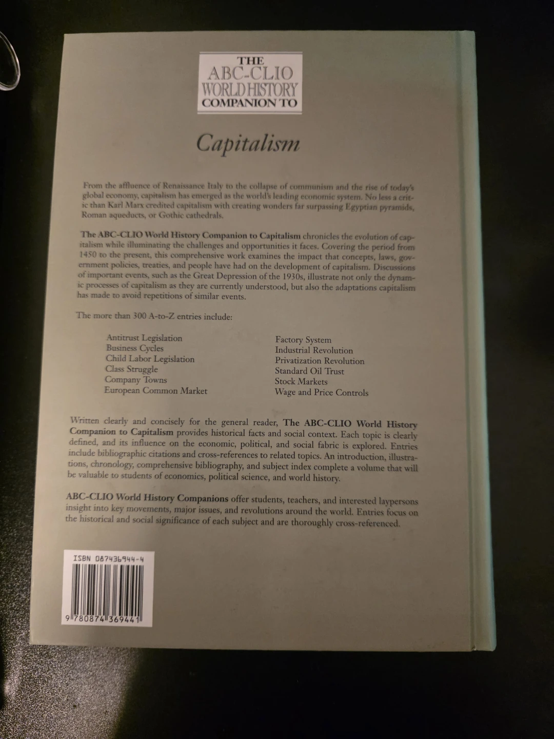 The ABC-CLIO World History Companion to Capitalism - photo 2