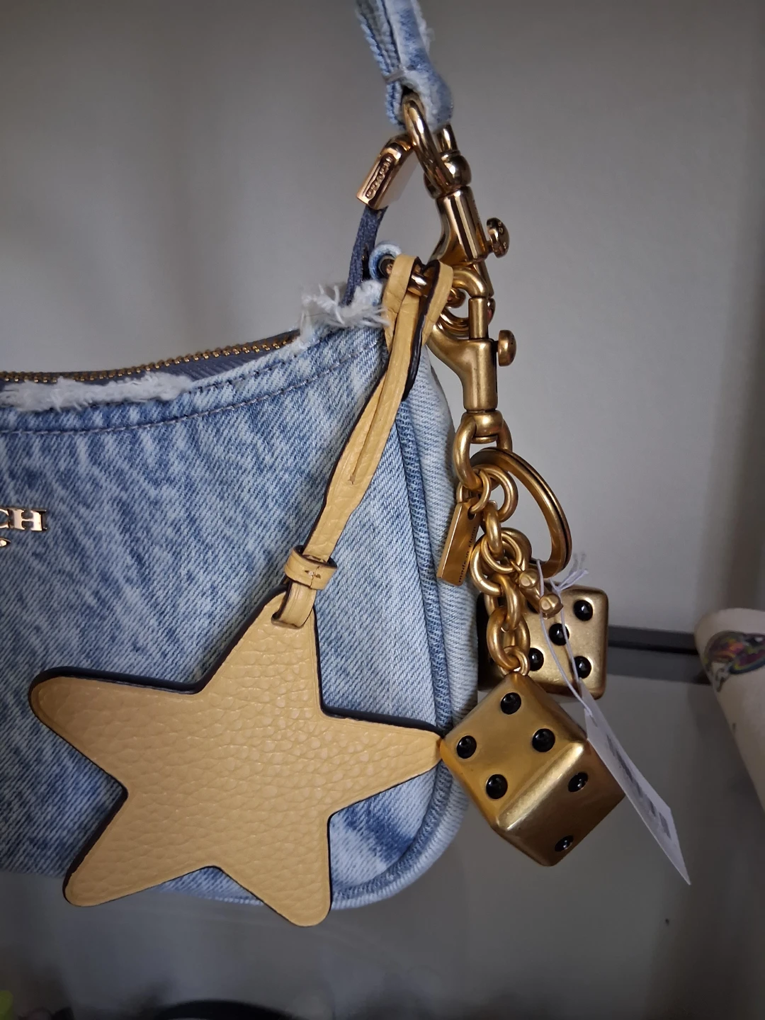 Coach Denim terry with Star and Dice Charms - photo 2