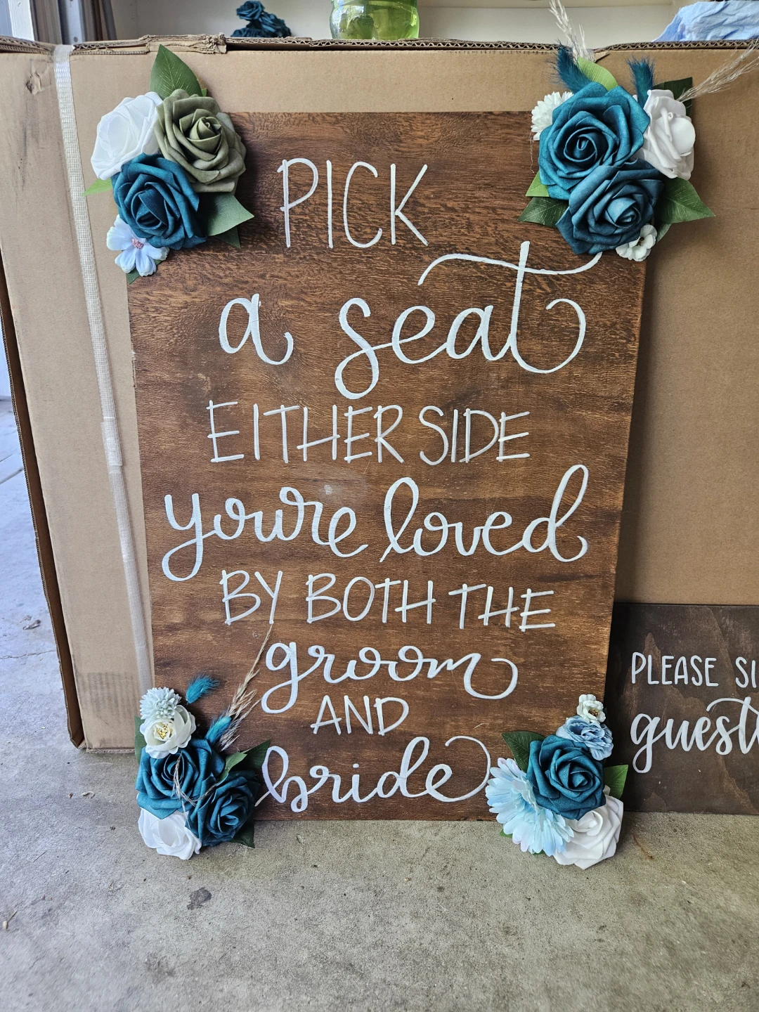 Wedding Welcome and Seating Sign Bundle - photo 3