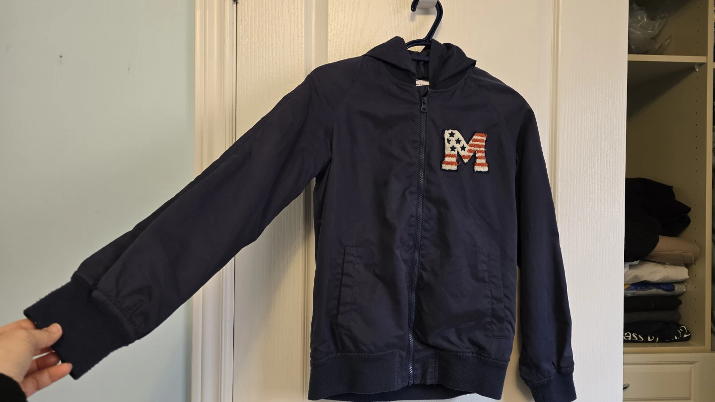 Boys TAPE À L'OEIL Navy Jacket - Size 14Y/164cm - photo 2