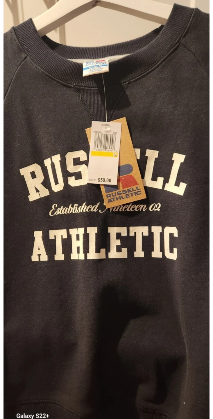 Russell Athletic Black Short Sleeve Sweatshirt - photo 2