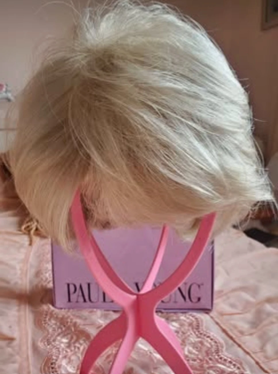 Paul Young Blonde Bob Wig