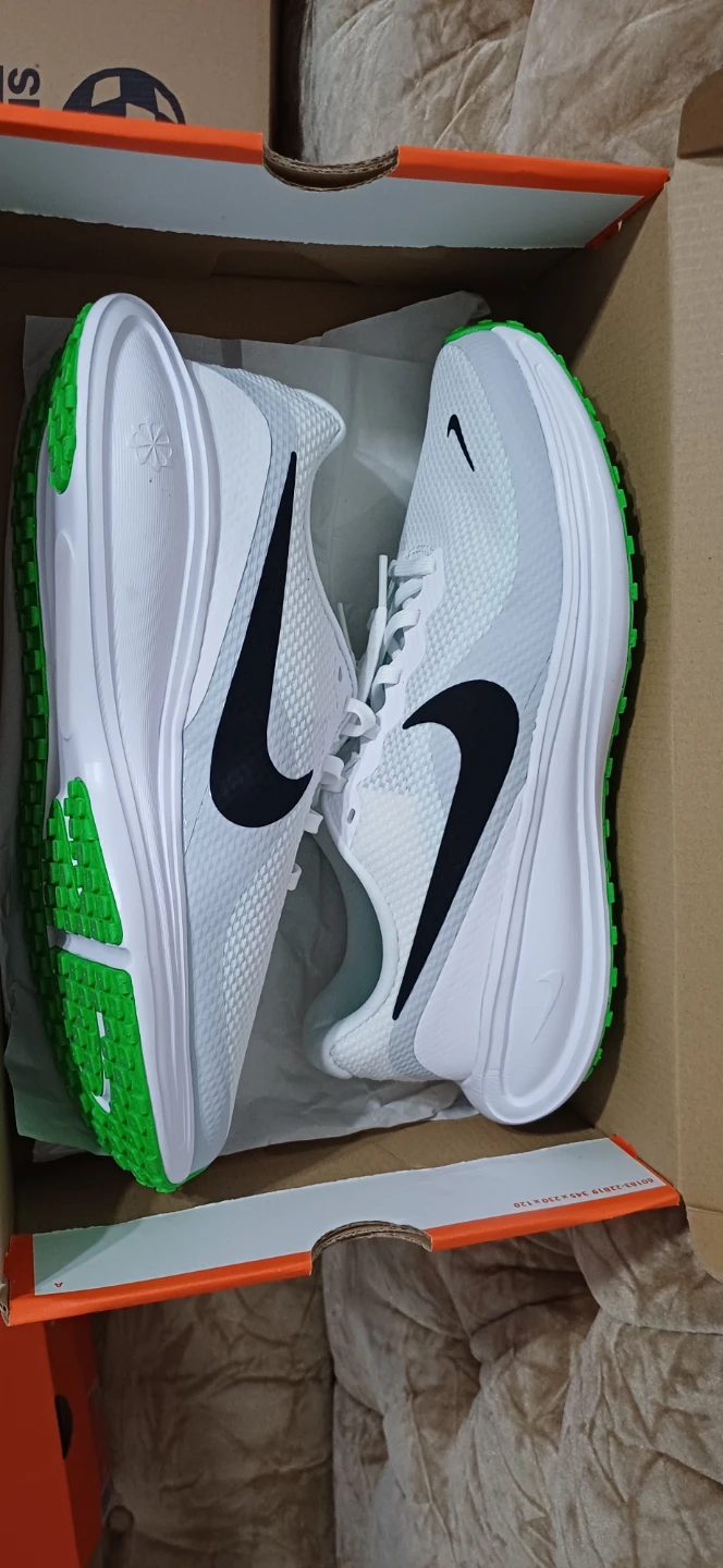 Nike Revolution 8 Men's Running Shoes White/Black Size 11 - photo 2