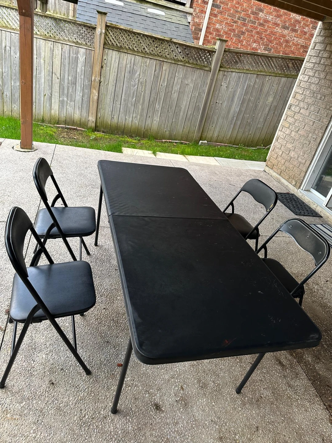 Folding Table and Chairs Set - photo 3