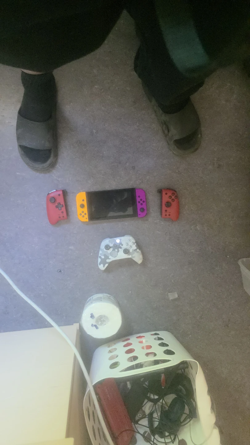 Nintendo Switch Console with Joy-Cons and Controller