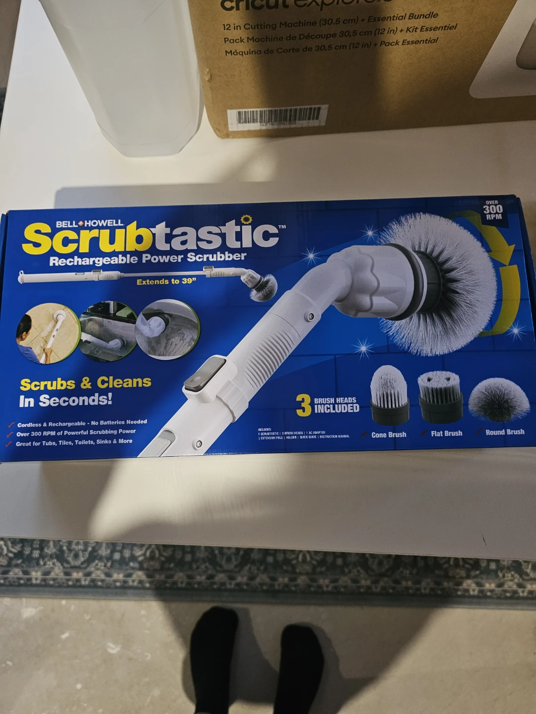 Bell Howell Scrubtastic Rechargeable Power Scrubber