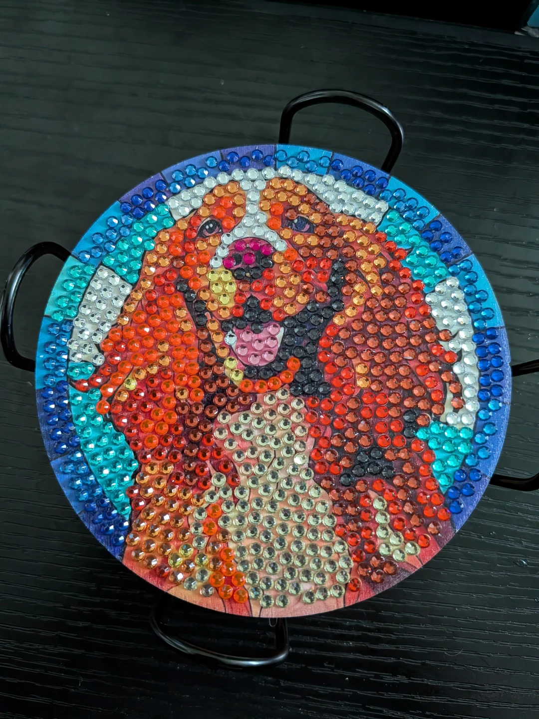 Set of 8 Diamond Painted Coasters - photo 2