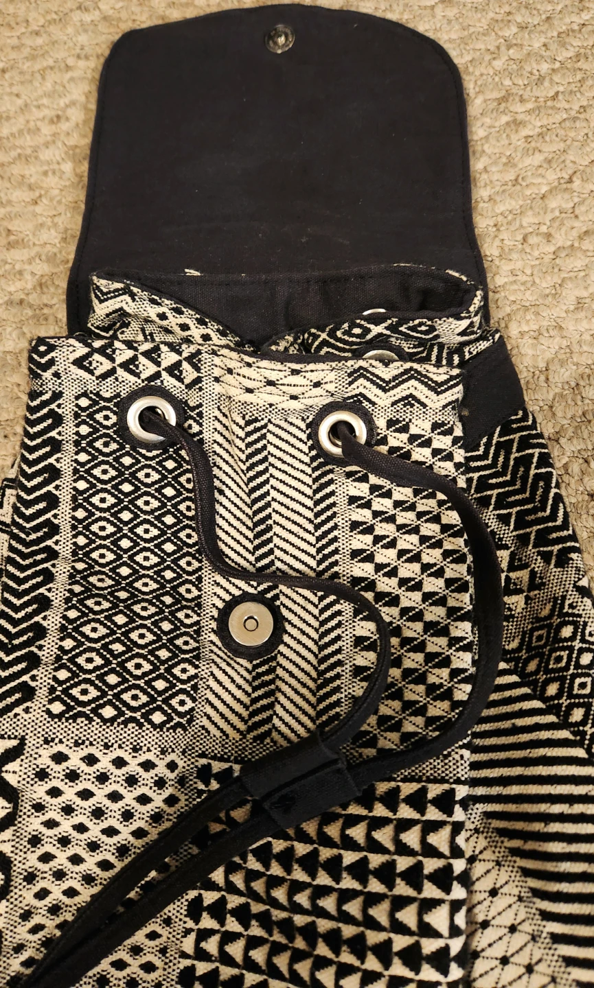 Embroidered Beaded Backpack - photo 3