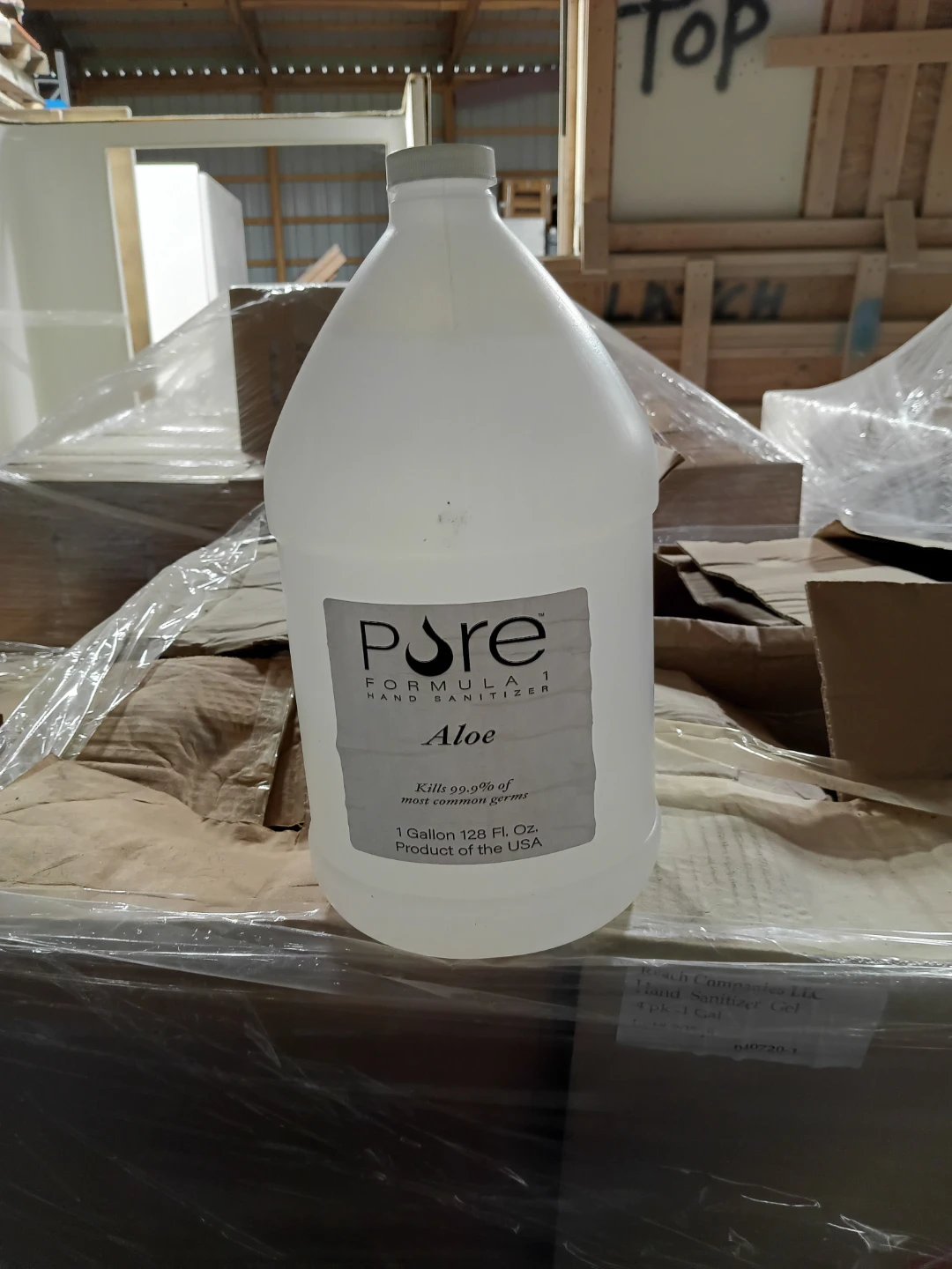 Pure Formula 1 Aloe Hand Sanitizer - 1 Gallon