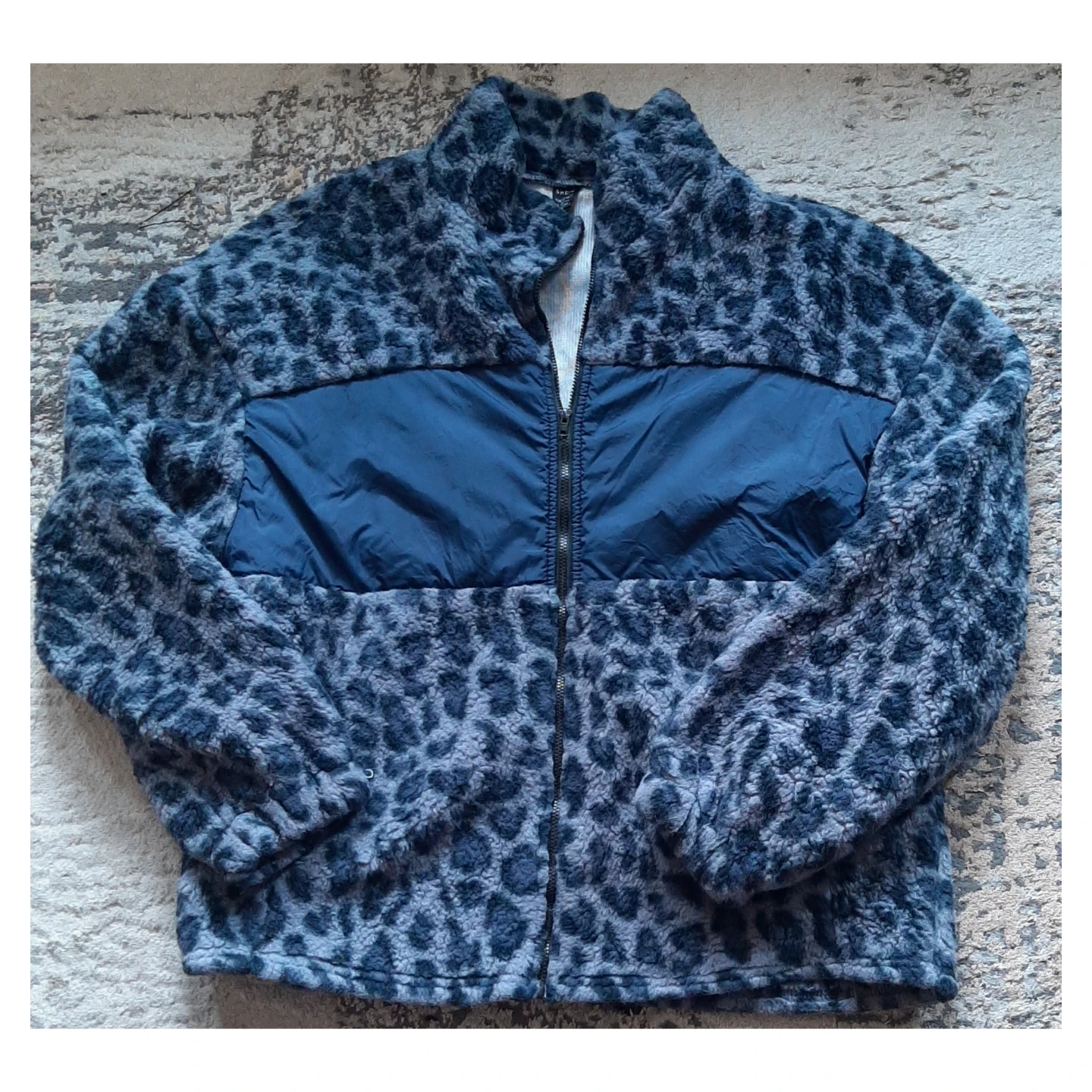 Women's Leopard Print Fleece Jacket