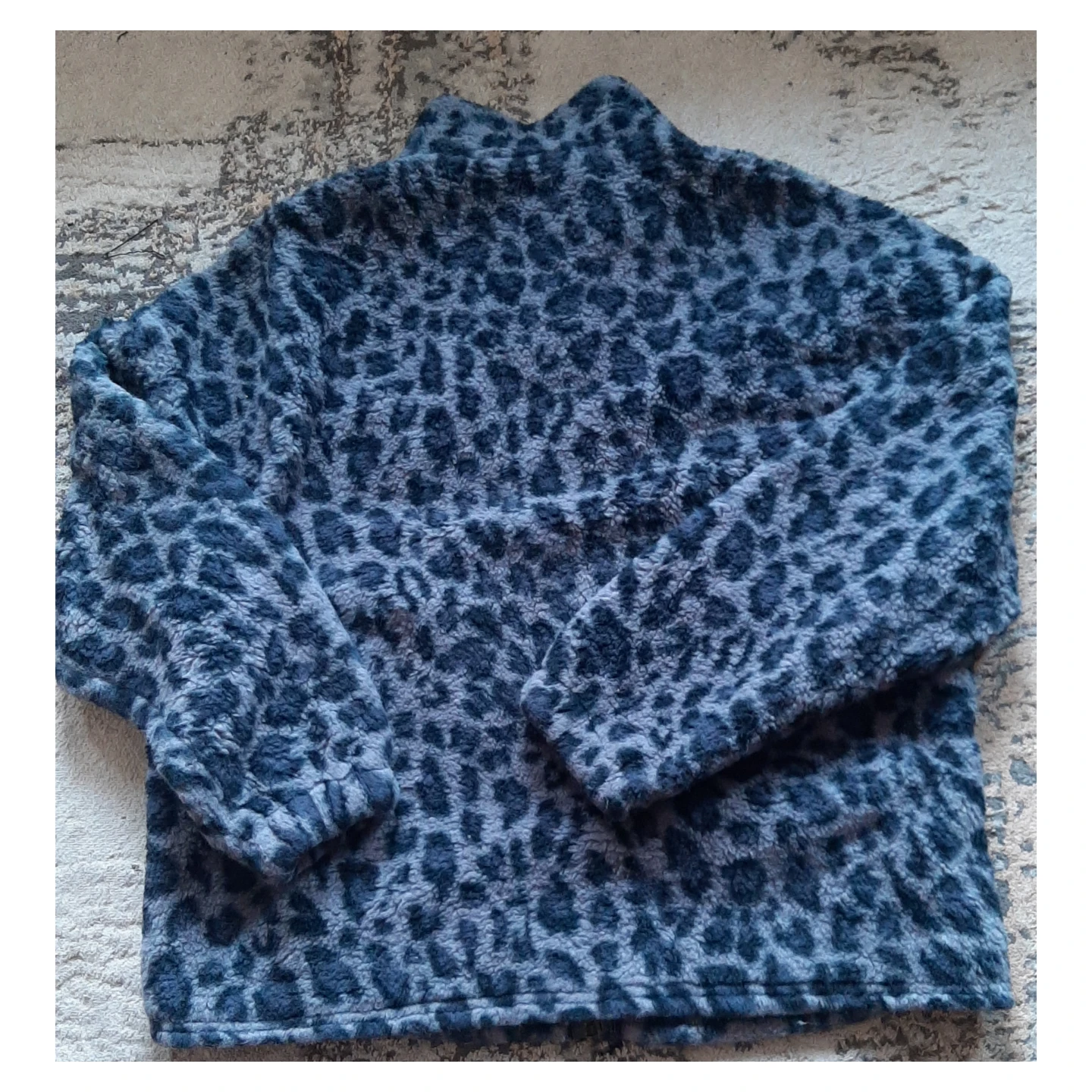 Women's Leopard Print Fleece Jacket - photo 2
