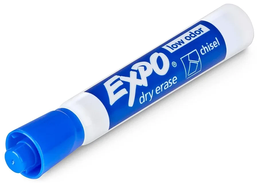 Expo Low Odor Dry Erase Marker - Chisel Tip