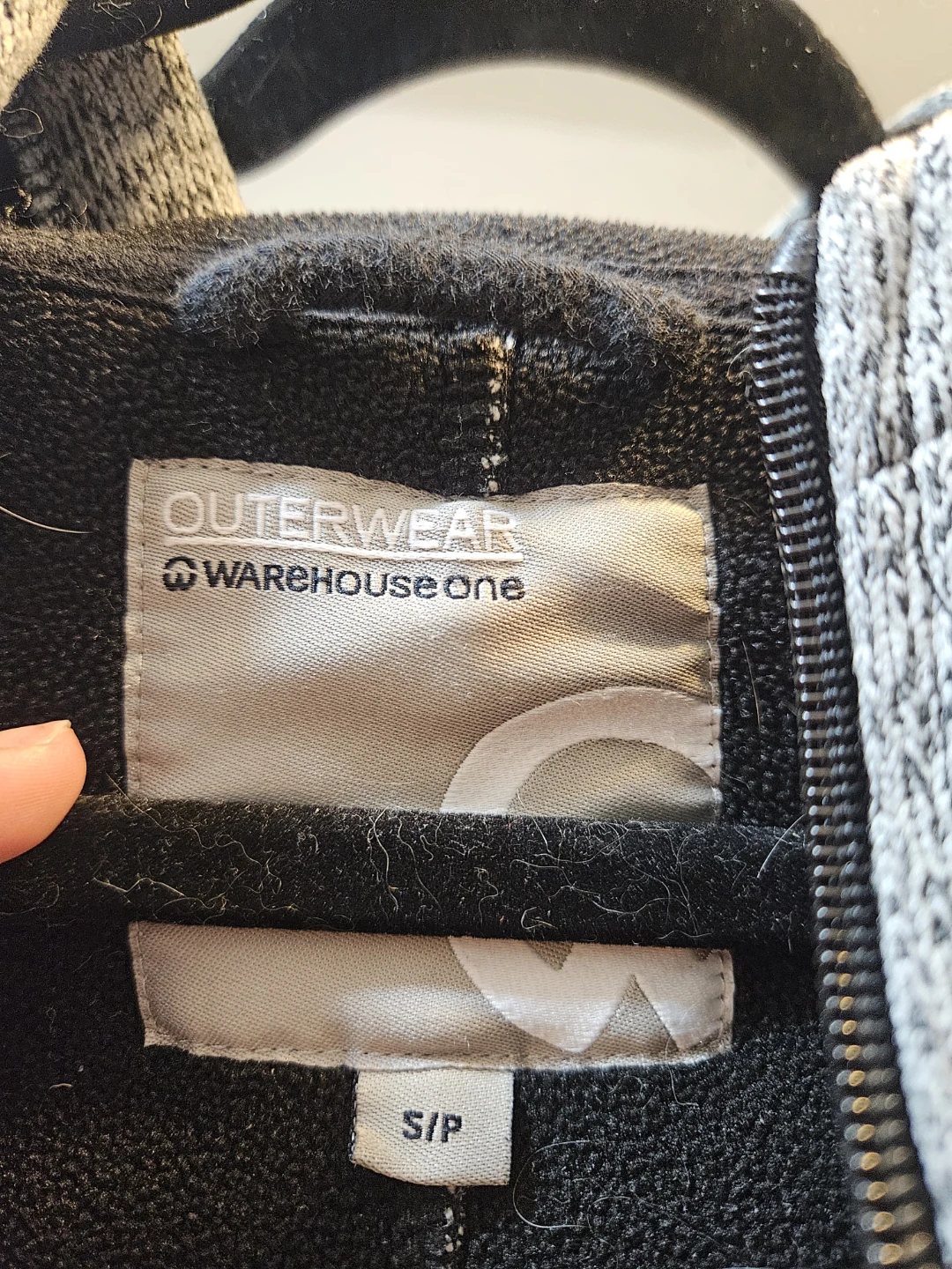 Warehouse One Grey Heathered Fleece Hoodie Jacket - photo 2